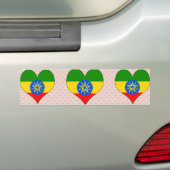 I Love Ethiopia Bumpersticker (Op auto)