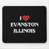 I Love Evanston, Illinois Muismat (Voorkant)