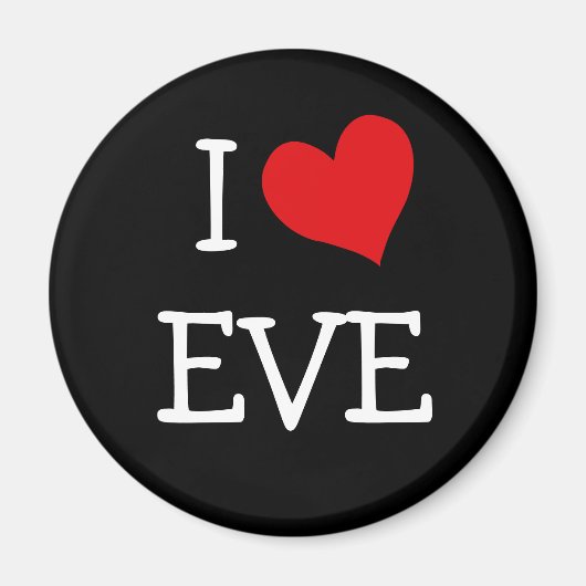 I Love Eve Magneet (Voorkant)