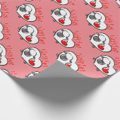 I Love Ewe Romantic Quottes Cadeaupapier (Hoek)