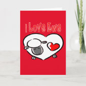 I Love Ewe Romantic Quottes Kaart (Voorkant)