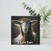 I Love Ewe | Schattige woordgrap (Staand voorkant)