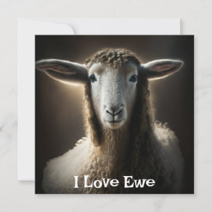 I Love Ewe   Schattige woordgrap