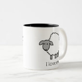 I Love Ewe Sheep Mok (Voorkant rechts)