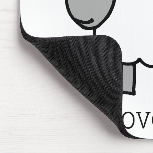 I Love Ewe Sheep Muismat (Hoek)