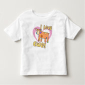 I Love Ewe TeeShirt Kinder Shirts (Voorkant)