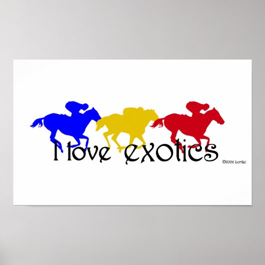 I Love Exotics Poster (Voorkant)