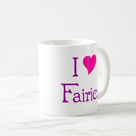 I Love Fairies Mok (Voorkant rechts)