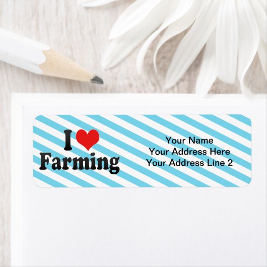 I Love Farming Etiket (Insitu)