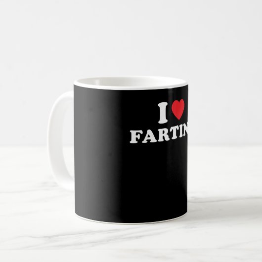 I Love Fart Koffiemok (Voorkant links)