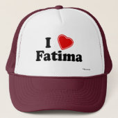 I Love Fatima Trucker Pet (Voorkant)