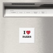 I Love Faxes Magneet (Insitu (Vaatwasser))