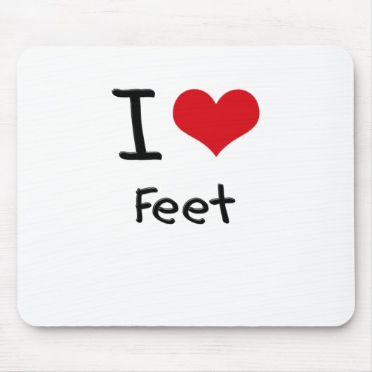 I Love Feet Muismat (Voorkant)