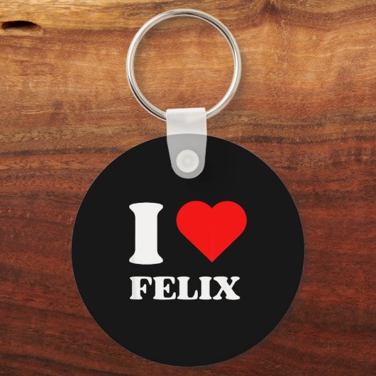 I Love Felix I Heart Felix Name Y2k Valentines Day Sleutelhanger (Voorkant)