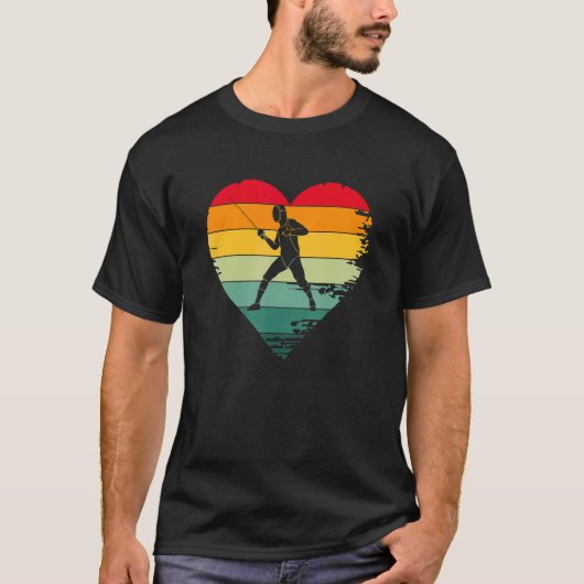 I Love Fencing 1 T-shirt (Voorkant)