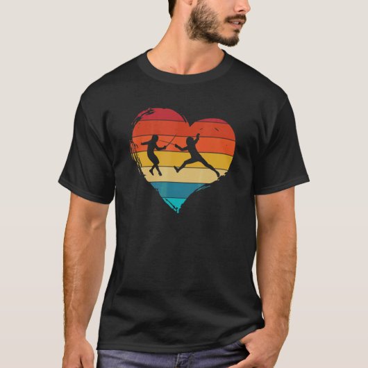I Love Fencing T-shirt (Voorkant)