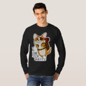 I Love Fetch Quests Dnd Corgi T-shirt (Voorkant volledig)
