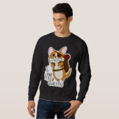 I Love Fetch Quests Dnd Corgi Trui (Voorkant volledig)