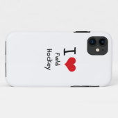 I Love Field Hockey Case-Mate iPhone Case (Achterkant (horizontaal))