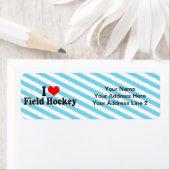 I Love Field Hockey Etiket (Insitu)