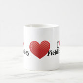 I Love Field Hockey Koffiemok (Center)