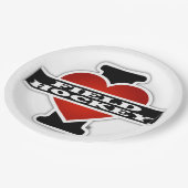 I Love Field Hockey Papieren Bordje (Gekanteld)