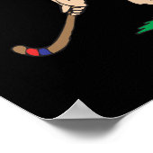 I Love Field Hockey Poster (Hoek)