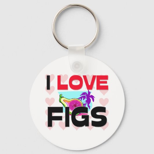 I Love Figs Sleutelhanger (Voorkant)
