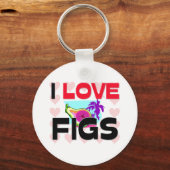I Love Figs Sleutelhanger (Voorkant)