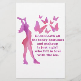 I Love Figuur Skare Giftware Butterflies Skater