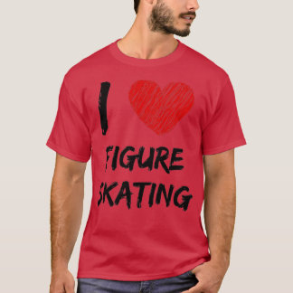 I Love Figuur Skating 12 T-shirt