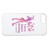 I Love Figuur Skating Case-Mate iPhone Case (Achterkant (Horizontaal))