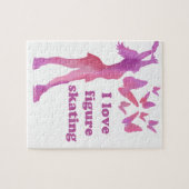 I Love Figuur Skating Giftware Legpuzzel (Horizontaal)