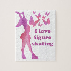 I Love Figuur Skating Giftware Legpuzzel