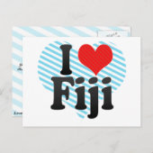 I Love Fiji Briefkaart (Voorkant / Achterkant)