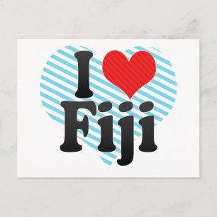 I Love Fiji Briefkaart