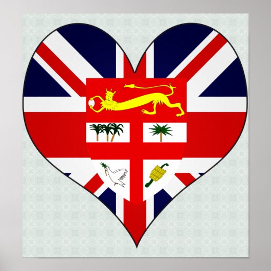 I Love Fiji Poster (Voorkant)