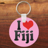 I Love Fiji Sleutelhanger (Voorkant)