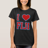 I Love Fiji T-shirt (Voorkant)