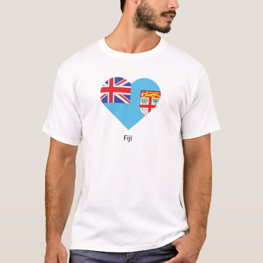 I Love Fiji T-shirt (Voorkant)