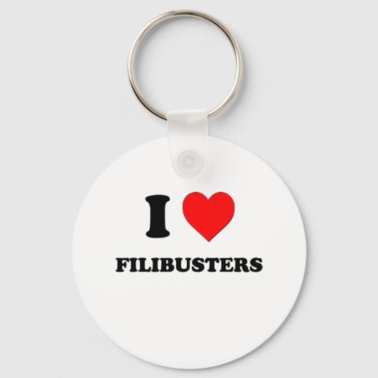 I Love Filibusters Sleutelhanger (Voorkant)