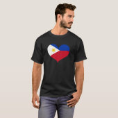 I Love Filippijnen Flag T-shirt (Voorkant volledig)