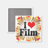 I Love Film Magneet (Voorkant / Achterkant)