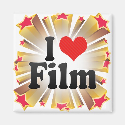 I Love Film Magneet (Voorkant)