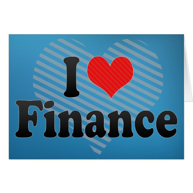 I Love Finance (Voorkant Horizontaal)