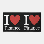 I ❤️ Love Finance - Finance Department - Bureaumat (Voorkant)
