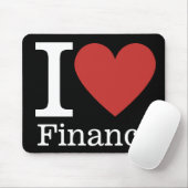 I ❤️ Love Finance - Finance Department - Muismat (Met muis)