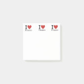 I ❤️ Love Finance - Finance Department - Post-it® Notes (Voorkant)