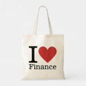 I ❤️ Love Finance - Finance Department - Tote Bag (Achterkant)