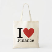 I ❤️ Love Finance - Finance Department - Tote Bag (Voorkant)
